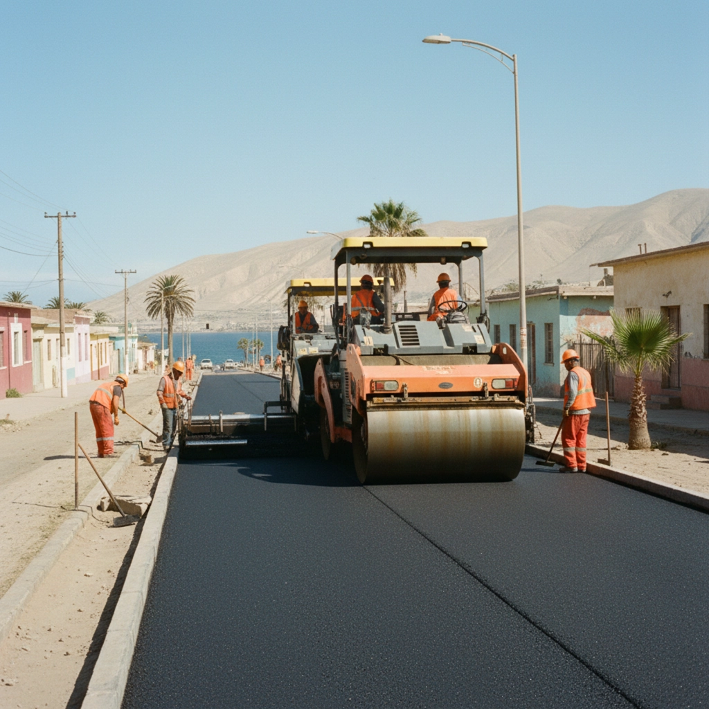 Trabajos de pavimentación
