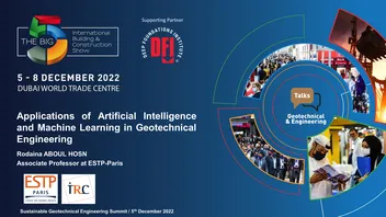 Más sobre Apoyo a las Aplicaciones Asociadas de Inteligencia Artificial y Aprendizaje Automático en la Geotecnia