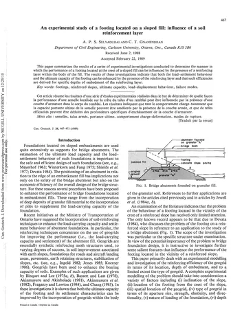 Más sobre Estudio Experimental de un Cimiento Ubicado en un Relleno Inclinado