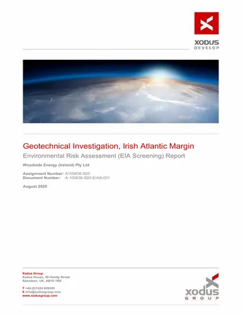 Más sobre Informe de Evaluación de Riesgo Ambiental (EIA Screening)