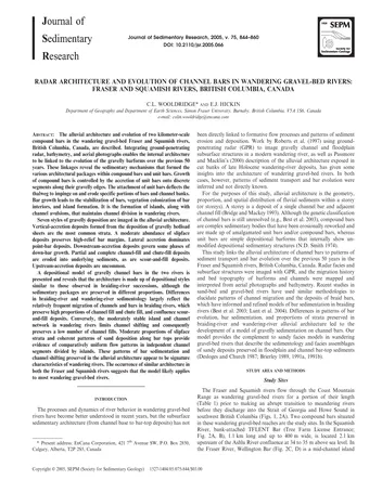 Más sobre Arquitectura de Radar y Evolución de las Barras del Canal en el Grava Errante.