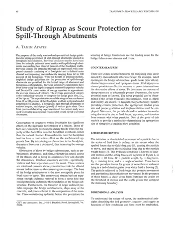 Más sobre Estudio del Enrocado como Protección contra la Erosión en Esclusas de Vertido.