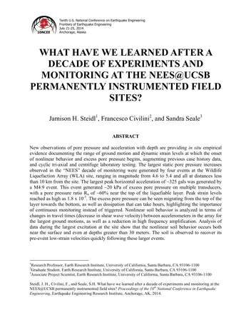 Más sobre ¿Qué Hemos Aprendido Después de una Década de Experimentos y Monitoreo?