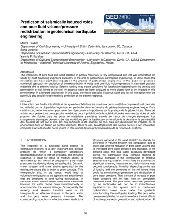 Más sobre Terremoto geotécnico